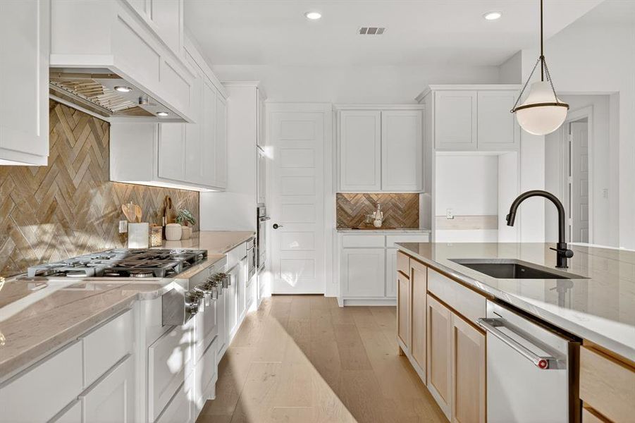 Furnished interior view inside a new home in The Grove, Fort Worth (Image 3).