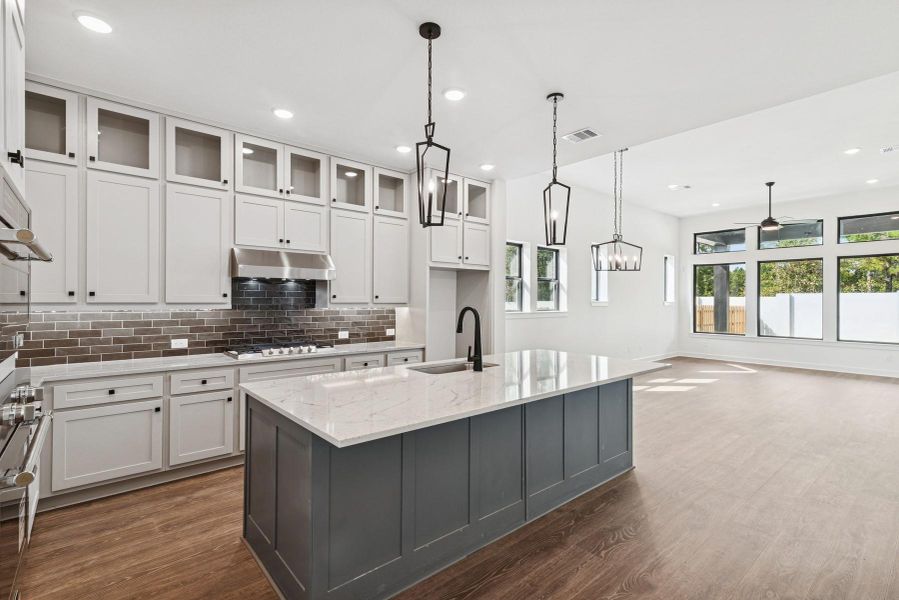Furnished interior view inside a new home in Colton 45' Homesites, Todd Mission (Image 10).
