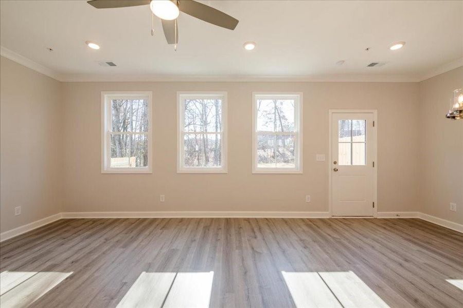 Spacious, unfurnished interior of a new home in River Walk Place, Lawrenceville (Image 16).
