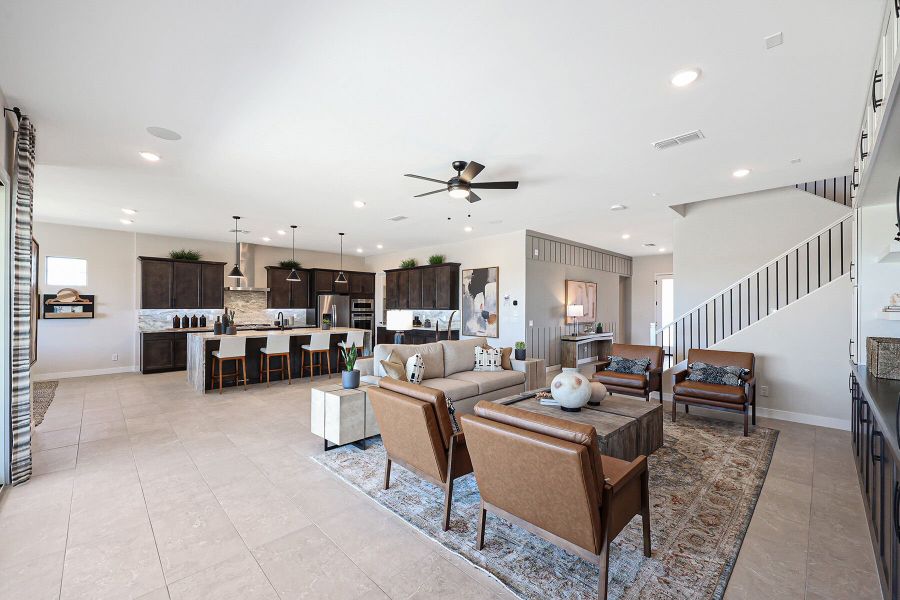 Representative furnished interior of a home built from the Sage by Mattamy Homes in Empire Pointe, Queen Creek (Image 18).
