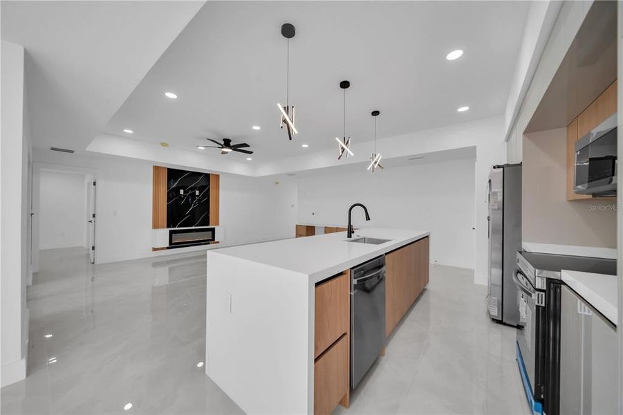Furnished interior view inside a new home in , Lehigh Acres (Image 6).