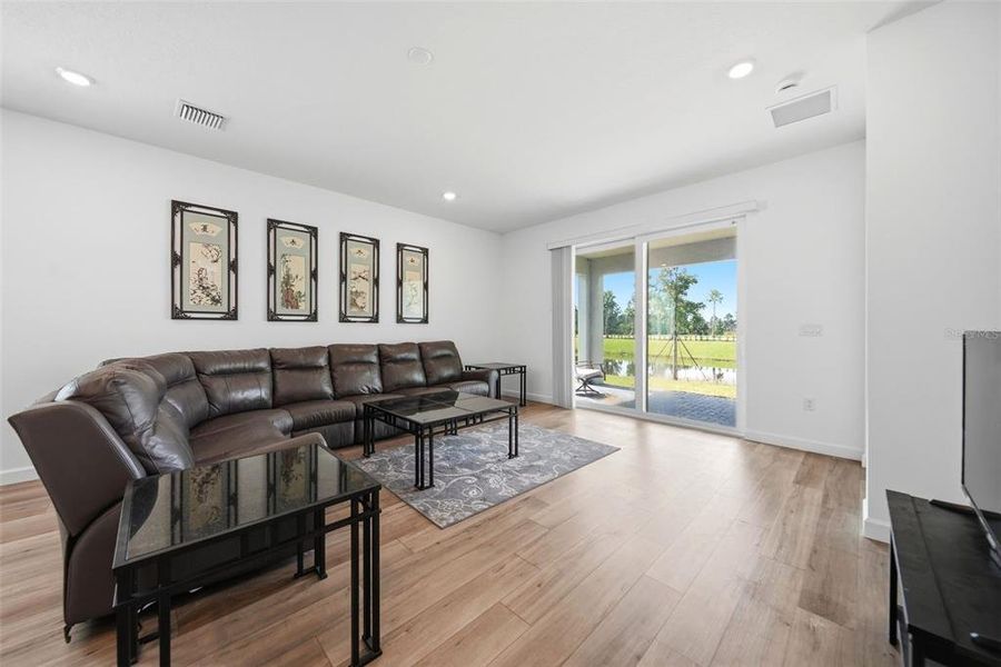 Furnished interior view inside a new home in The Timbers at Everlands, Palm Bay (Image 13).