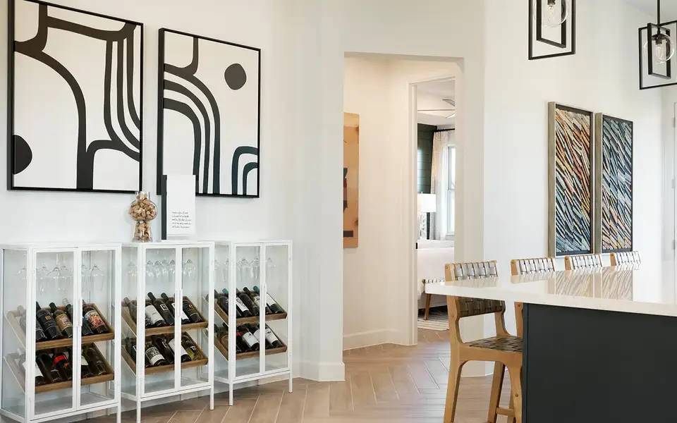 Furnished interior view inside a new home in Easton Park, Austin (Image 3).