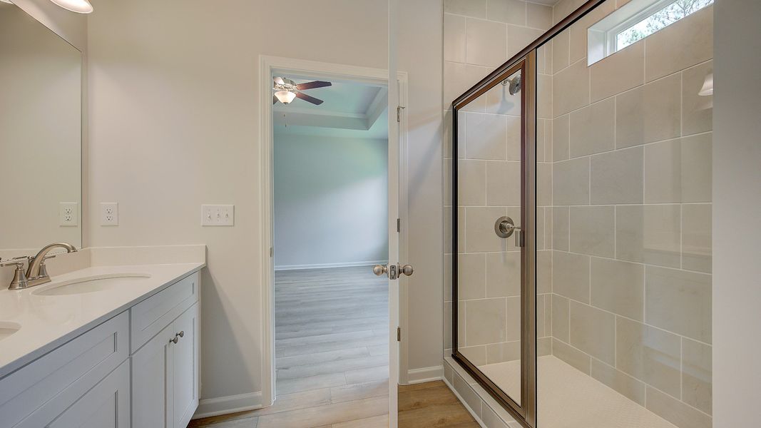 Representative furnished interior of a home built from the Grable by DRB Homes in Daybreak, Newnan (Image 23).