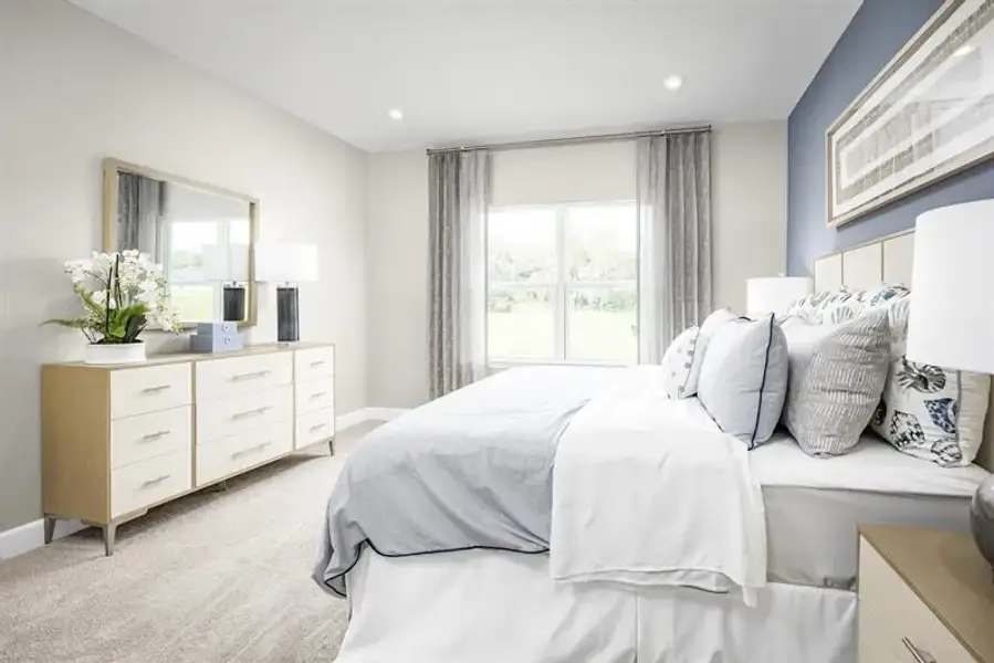 Representative furnished interior of a home built from the Panama by Ryan Homes in Seminole Palms, Palm Coast (Image 10).