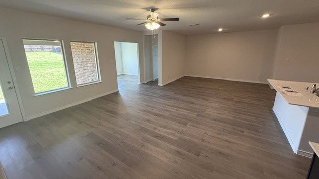 Spacious, unfurnished interior of a new home in Fireside by the Lake, Garland (Image 7).