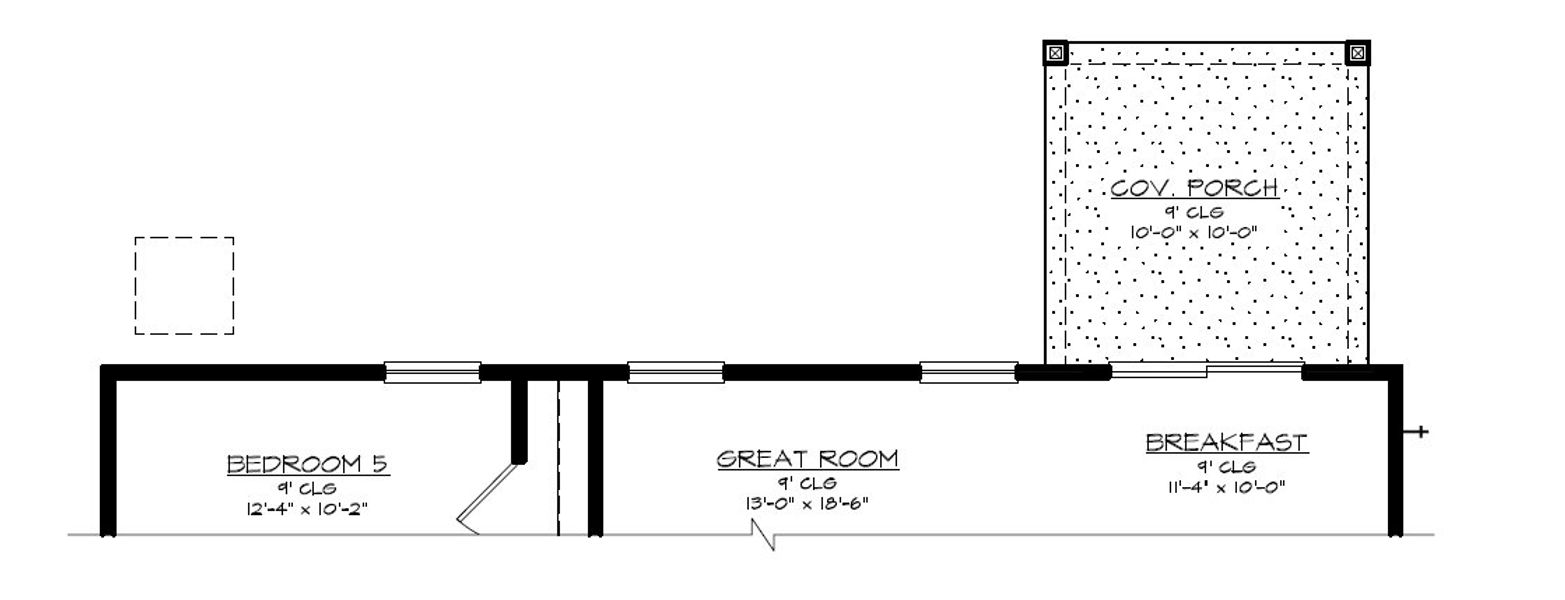 Optional Covered Back Porch Optional Covered Back Porch