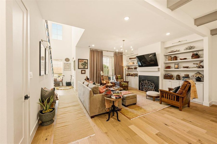 Furnished interior view inside a new home in , Aledo (Image 10).