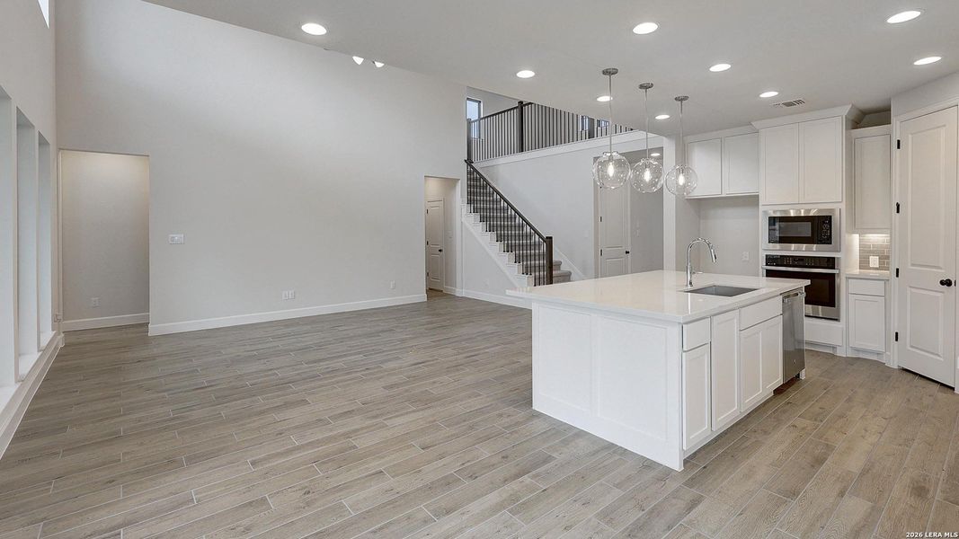Furnished interior view inside a new home in Alsatian Oaks, Castroville (Image 13).