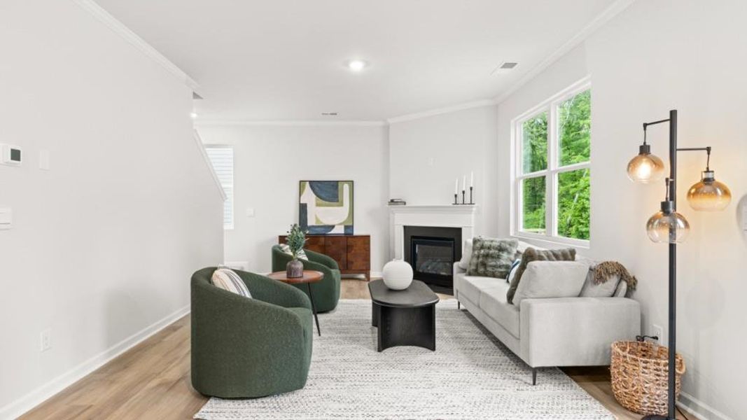 Furnished interior view inside a new home in Fairhaven, Lithia Springs (Image 17).