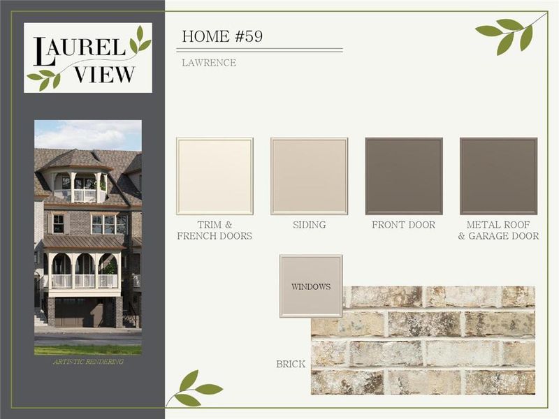Sample of building materials used in homes in , Suwanee (Image 35).