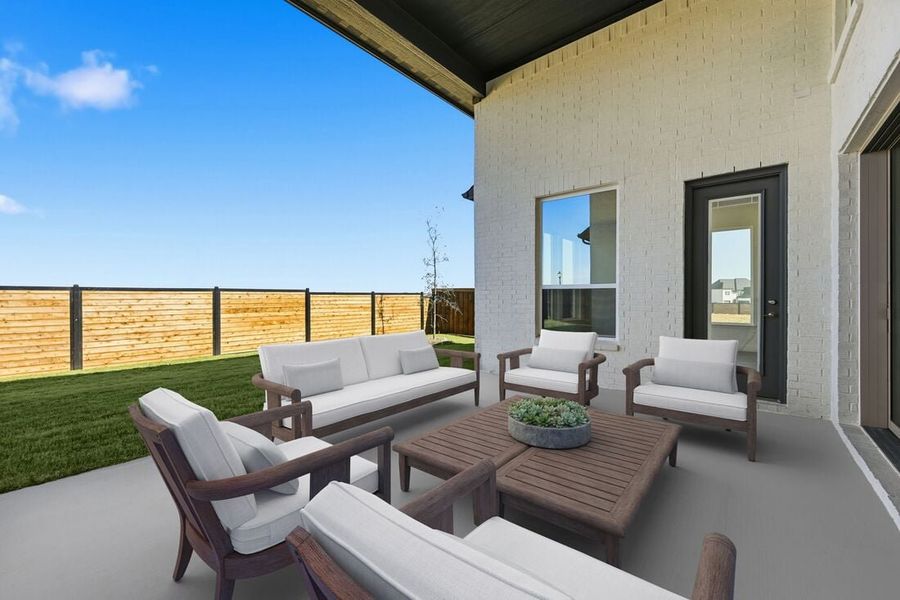 Representative exterior details of a home built from the Kingston by Taylor Morrison in The Ridge at Northlake 70s, Northlake (Image 3).