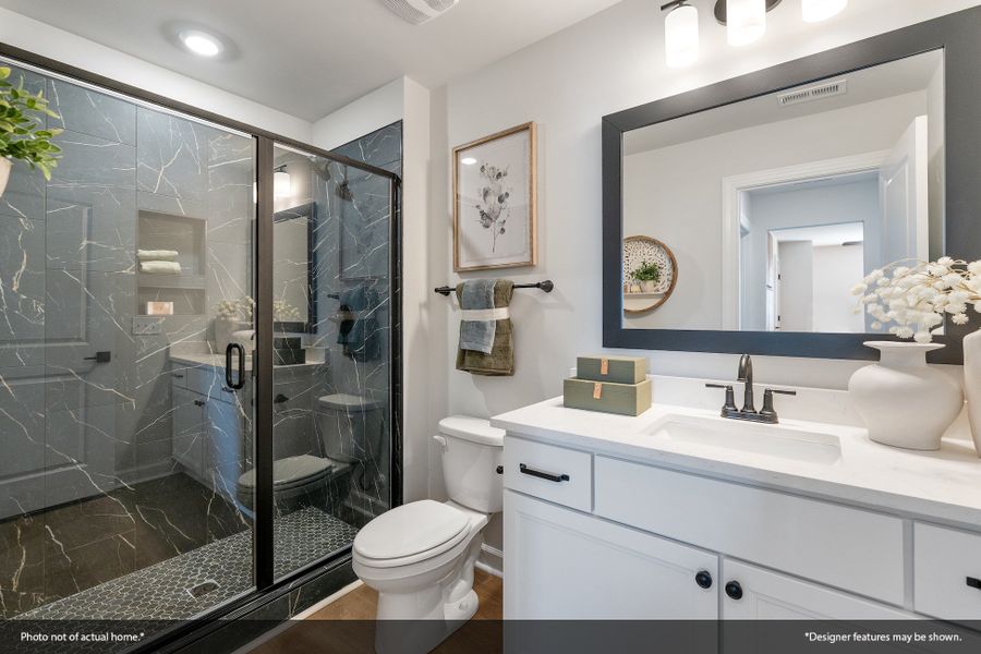 Furnished interior view inside a new home in Renaissance at White Oak, Garner (Image 19). Furnished interior view inside a new home in Renaissance at White Oak, Garner (Image 19).