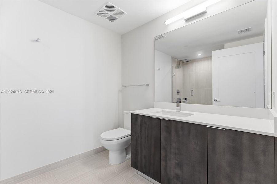 Furnished interior view inside a new home in , Miami (Image 15).
