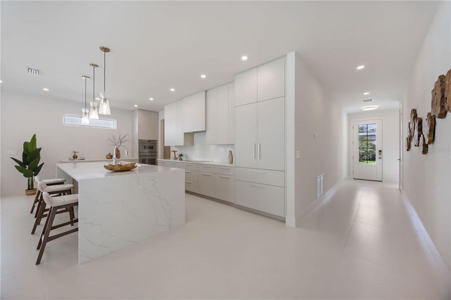 Furnished interior view inside a new home in , Sarasota (Image 18).