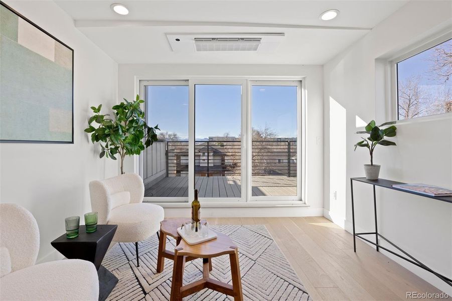 Furnished interior view inside a new home in , Denver (Image 15).