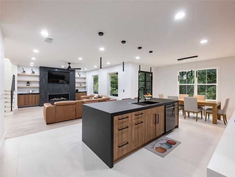 Furnished interior view inside a new home in , Cumming (Image 39).