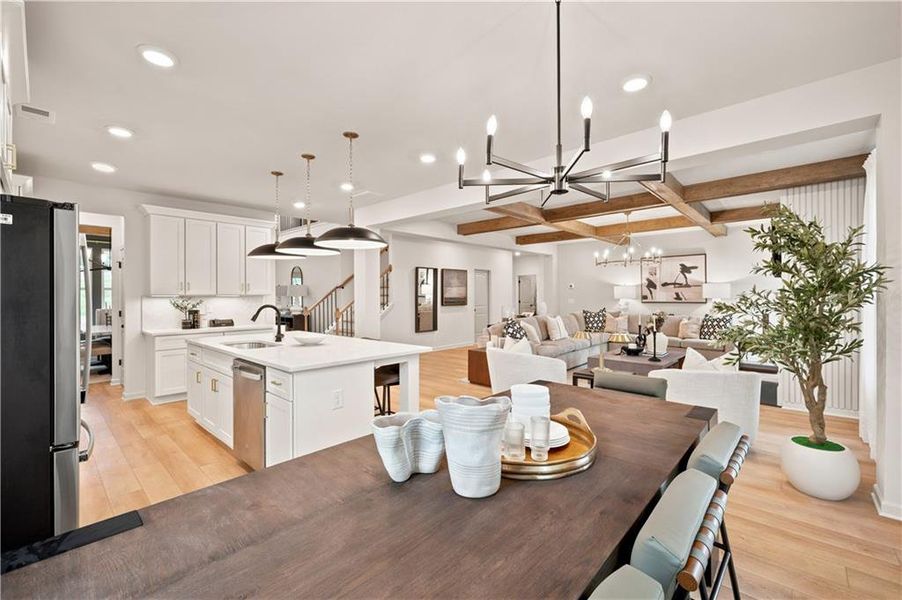 Furnished interior view inside a new home in Everson, Snellville (Image 12).