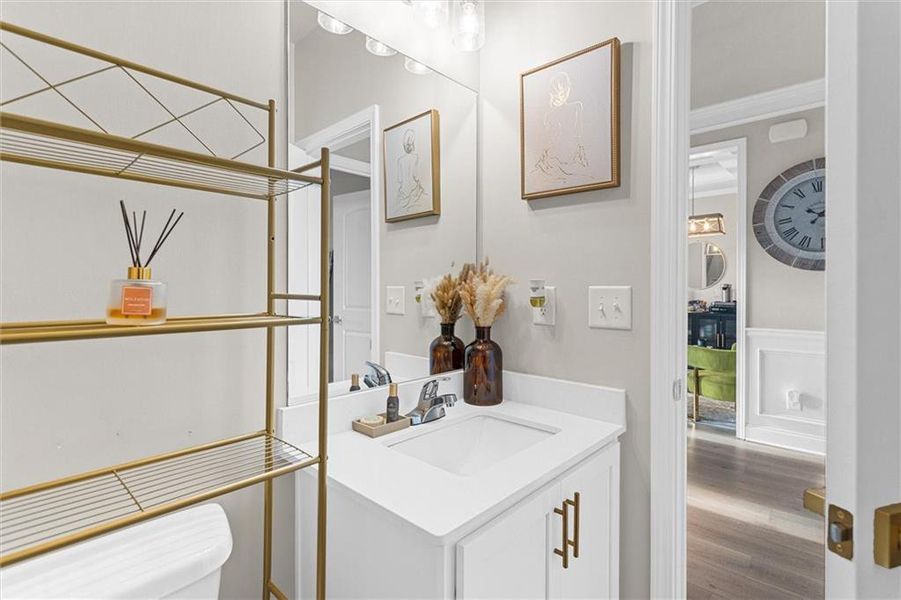 Furnished interior view inside a new home in Enclave at Brookside Crossing, Auburn (Image 42).