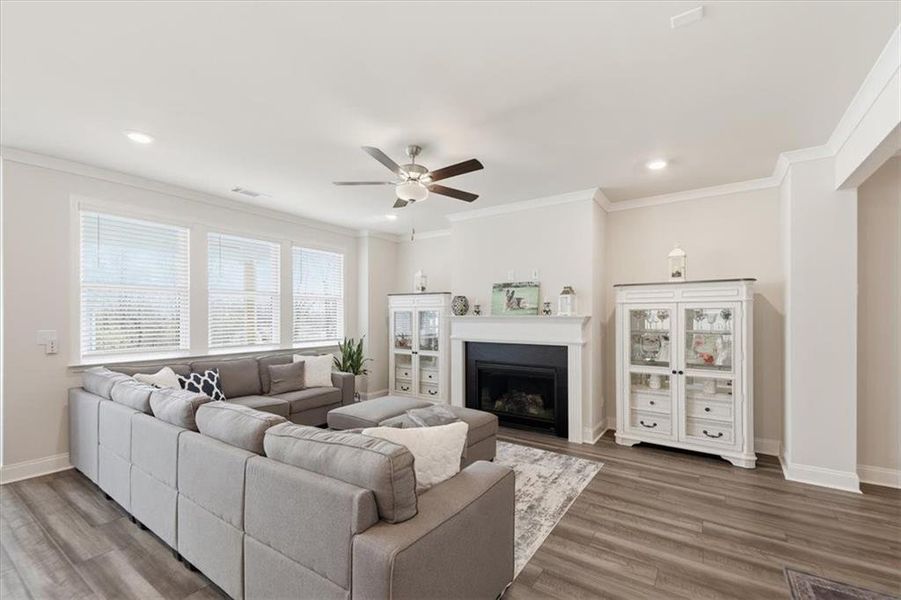 Furnished interior view inside a new home in Falls Creek, Flowery Branch (Image 37).