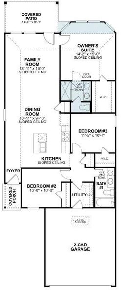 2D floor plan layout of this home in Ambrose, La Marque, TX (Image 4). 2D floor plan layout of this home in Ambrose, La Marque, TX (Image 4).