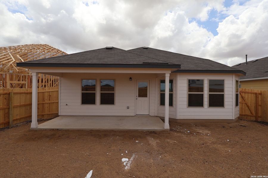 In-progress construction of a new home in Verano Farms, San Antonio, TX (Image 34).