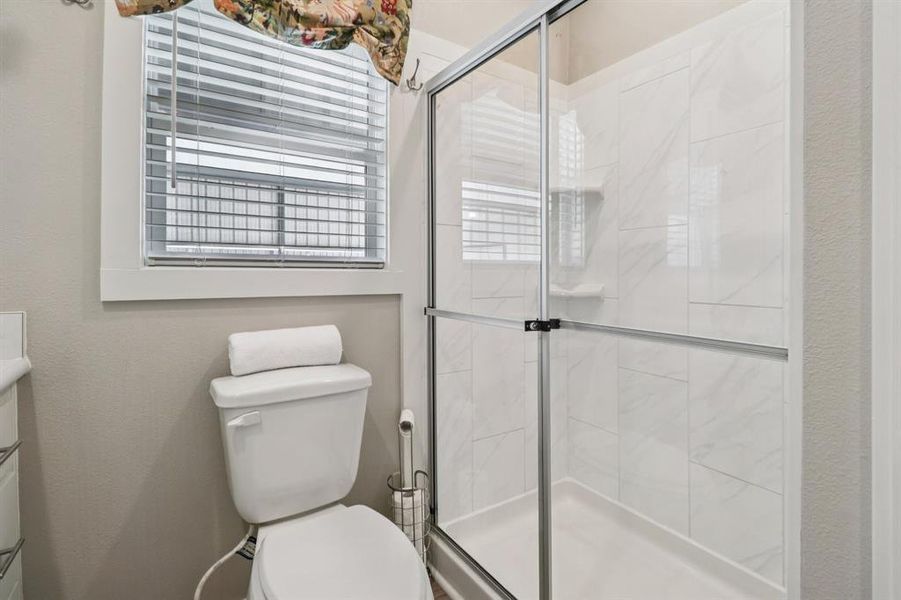 Super sized walk in shower! Super sized walk in shower!