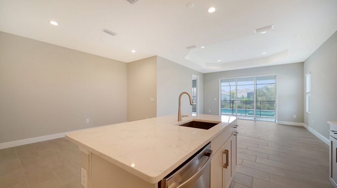 Furnished interior view inside a new home in Windward, Sarasota (Image 6).