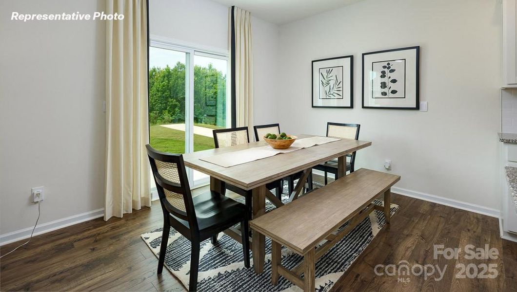 Furnished interior view inside a new home in Secrest Commons, Monroe (Image 23).