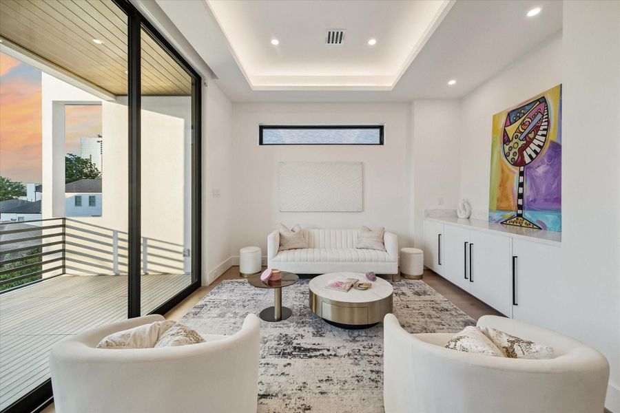 Furnished interior view inside a new home in , Houston (Image 24). Furnished interior view inside a new home in , Houston (Image 24).