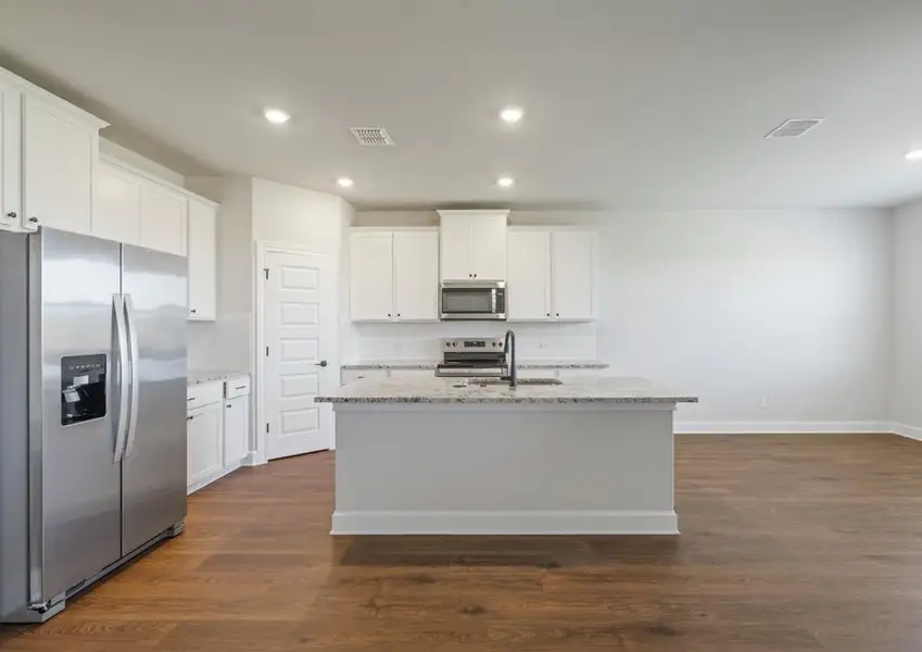 Chef-ready kitchen with stainless steel appliances