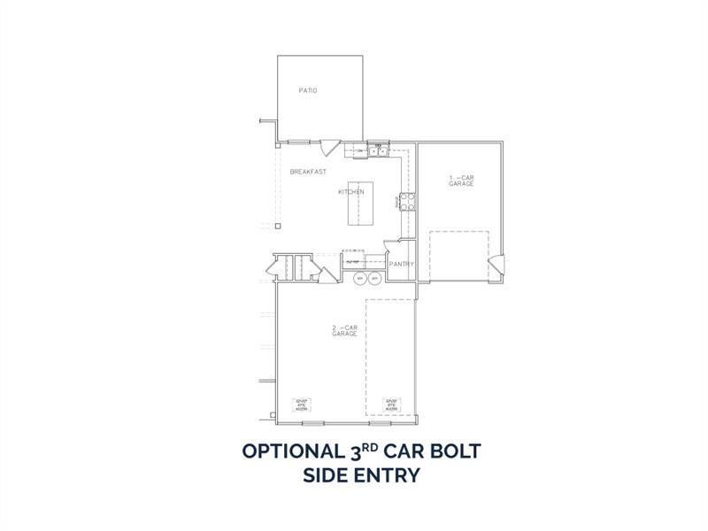 2D floor plan layout of this home in Ruby Creek Estates, Atlanta, GA (Image 4).