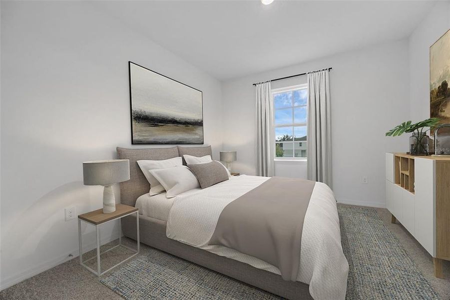 Furnished interior view inside a new home in Delaney Reserve, Deland (Image 15).