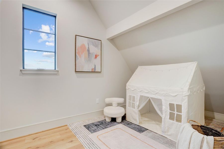 Furnished interior view inside a new home in , Houston (Image 39).