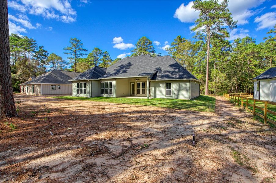 Exterior details and patio area of a home in , Plantersville (Image 3). Exterior details and patio area of a home in , Plantersville (Image 3).