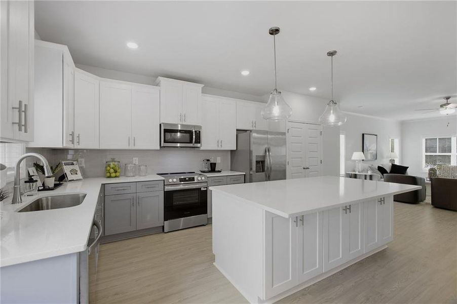 Furnished interior view inside a new home in , Mableton (Image 9).