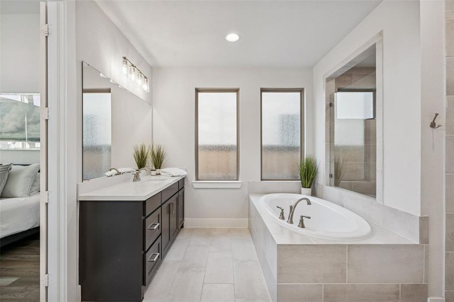 Furnished interior view inside a new home in , McKinney (Image 22). Furnished interior view inside a new home in , McKinney (Image 22).