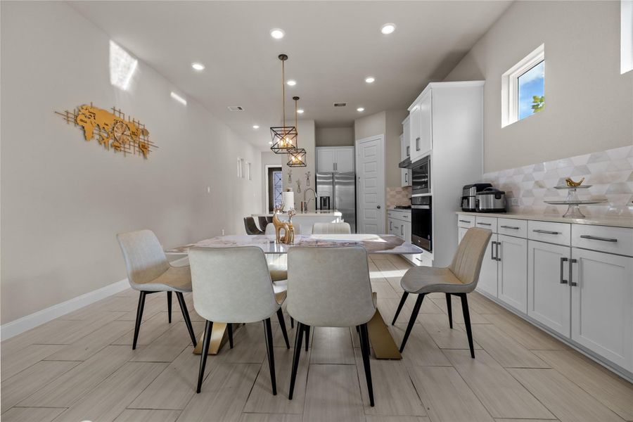 Furnished interior view inside a new home in , Houston (Image 7).