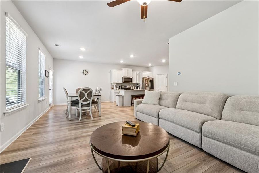 Furnished interior view inside a new home in Bracknell, Loganville (Image 13). Furnished interior view inside a new home in Bracknell, Loganville (Image 13).