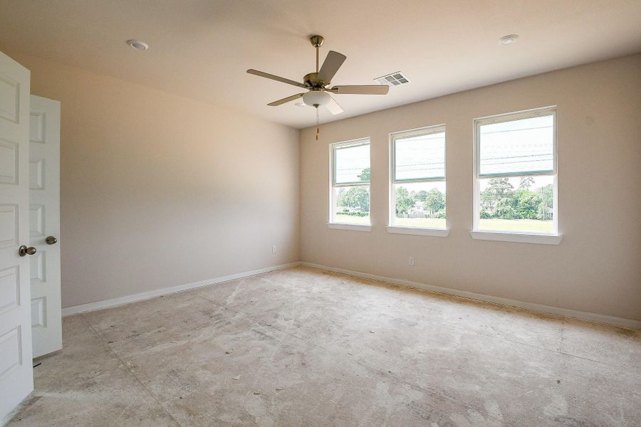 Welcome to the primary bedroom. Welcome to the primary bedroom.