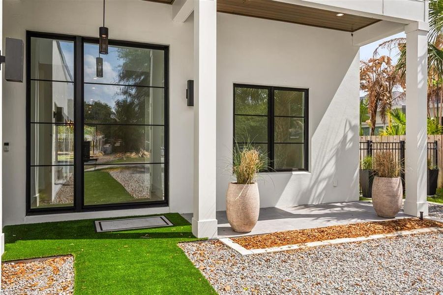 Exterior details and patio area of a home in , Winter Park (Image 33).