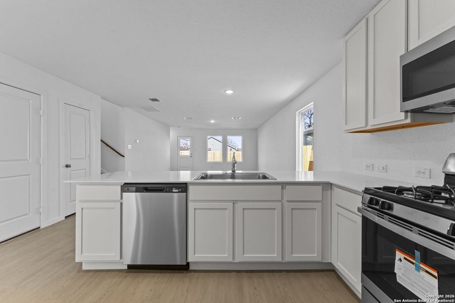 Furnished interior view inside a new home in Friendship Oaks: Watermill Collection, Fredericksburg (Image 9).