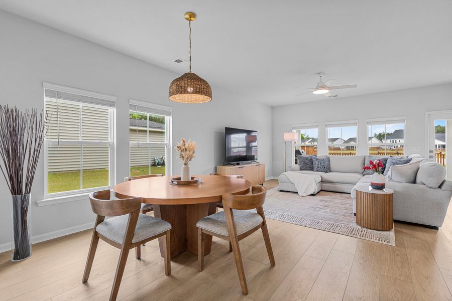 Furnished interior view inside a new home in Heron's Walk at Summers Corner, Summerville (Image 8).