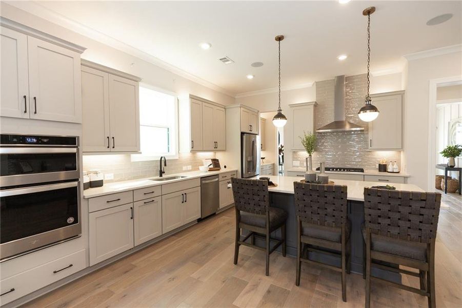 Furnished interior view inside a new home in Aberdeen, Hoschton (Image 18).