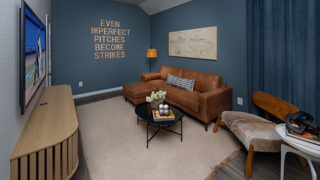 Representative furnished interior of a home built from the The Highlands by Legend Homes in Rocky Creek Crossing, Crowley (Image 11).