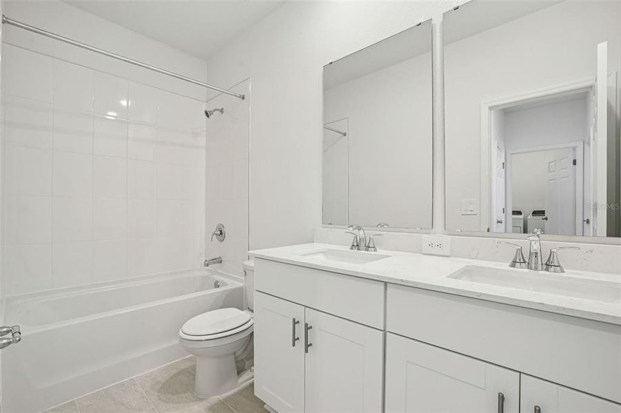 Furnished interior view inside a new home in The Meadow at Crossprairie Bungalows, St. Cloud (Image 13).