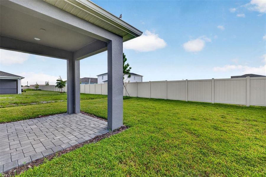 Exterior details and patio area of a home in Crosswind Ranch, Parrish (Image 2). Exterior details and patio area of a home in Crosswind Ranch, Parrish (Image 2).