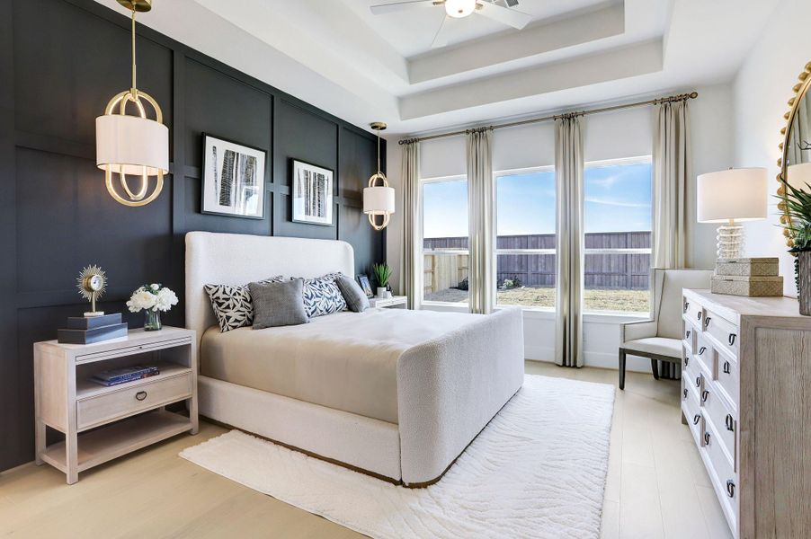 Representative furnished interior of a home built from the The Carter XXL by Westin Homes in Austin Point, Richmond (Image 14).