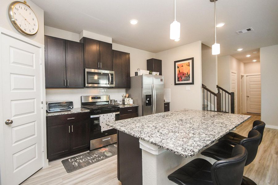 Furnished interior view inside a new home in , Houston (Image 11). Furnished interior view inside a new home in , Houston (Image 11).