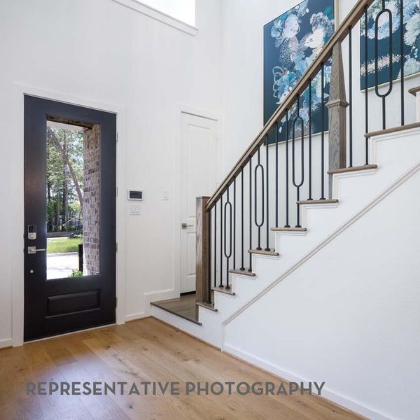 Spacious, unfurnished interior of a new home in Bridgeland Central, Cypress (Image 18). Spacious, unfurnished interior of a new home in Bridgeland Central, Cypress (Image 18).